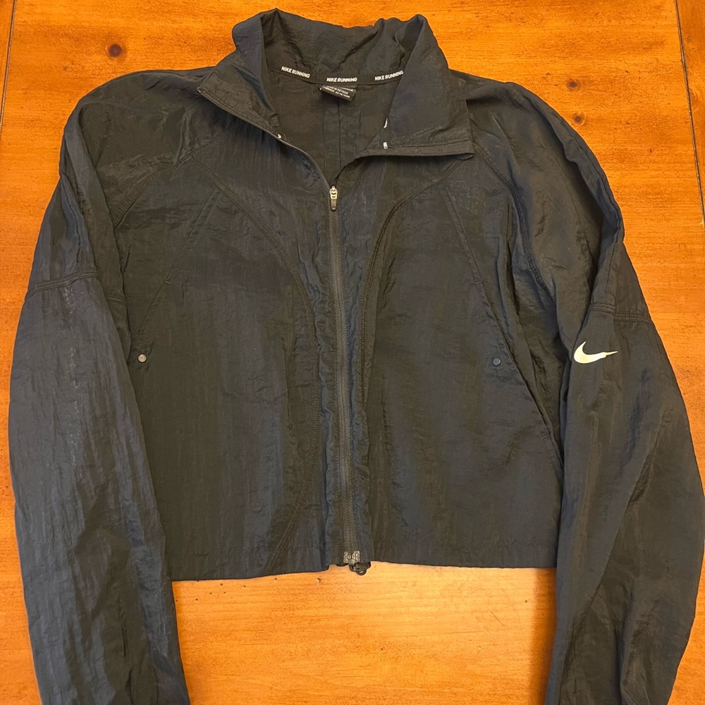 Nike Black Windbreaker Jacket